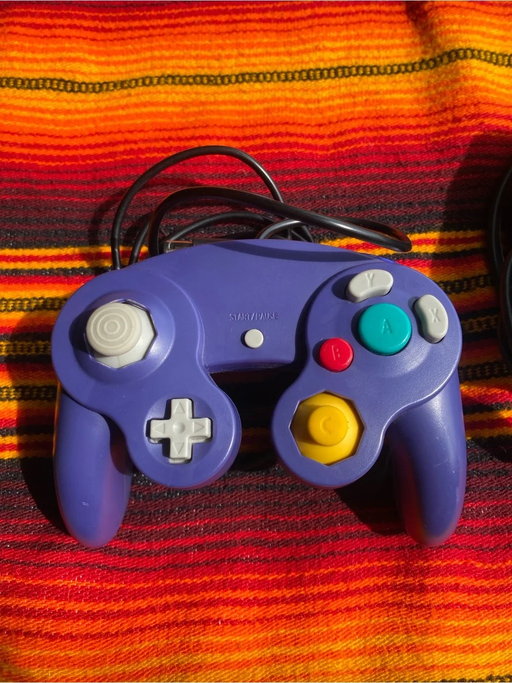 Nintendo GameCube Indigo Console with Controller & Power/AV Cables